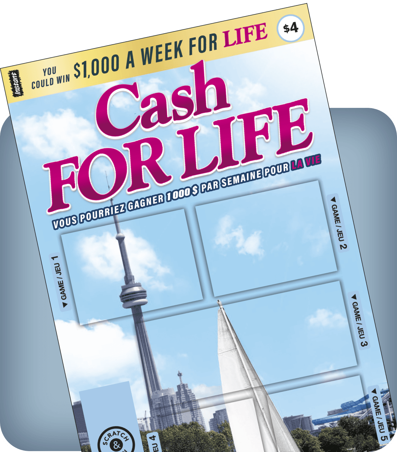 Cash For Life Banner